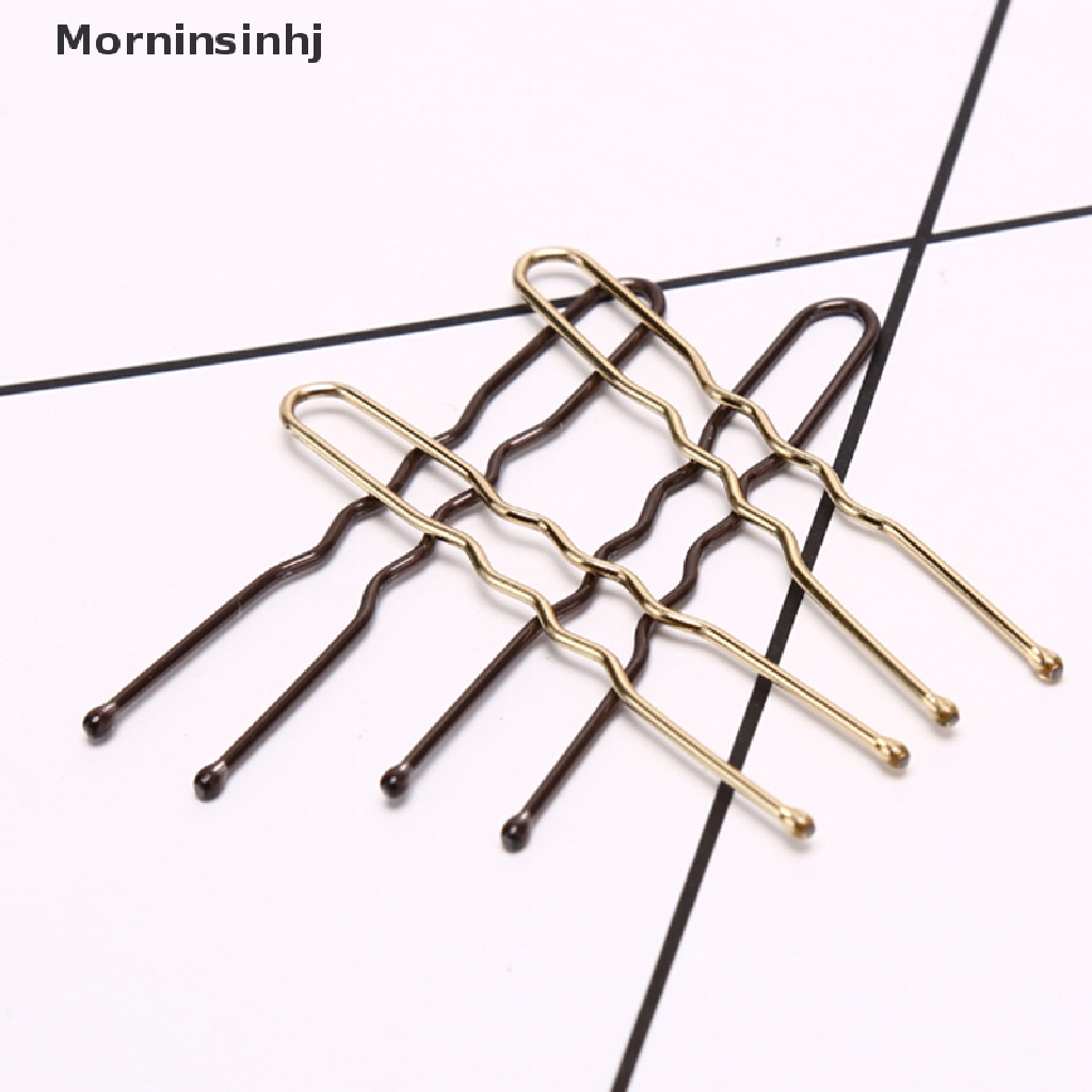 Mornin 20Pcs/set Wanita Berbentuk U Jepit Rambut Hair Clips Bobby Pin Metal Barrette id