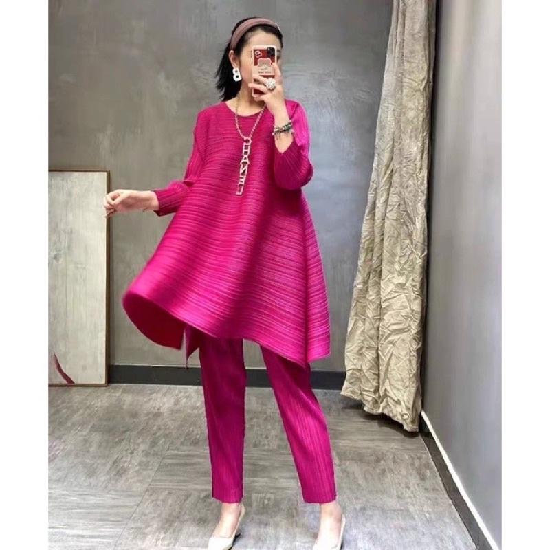 SETELAN SET PLISKET PREMIUM IMPORT SET PLISKET BANGKOK SET PLEATS