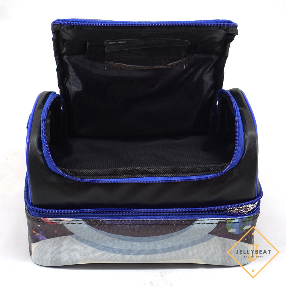 Tas Susun JUMBO Outer Space Model Smiggle / Bag Lunch Box Aluminium Foil Premium