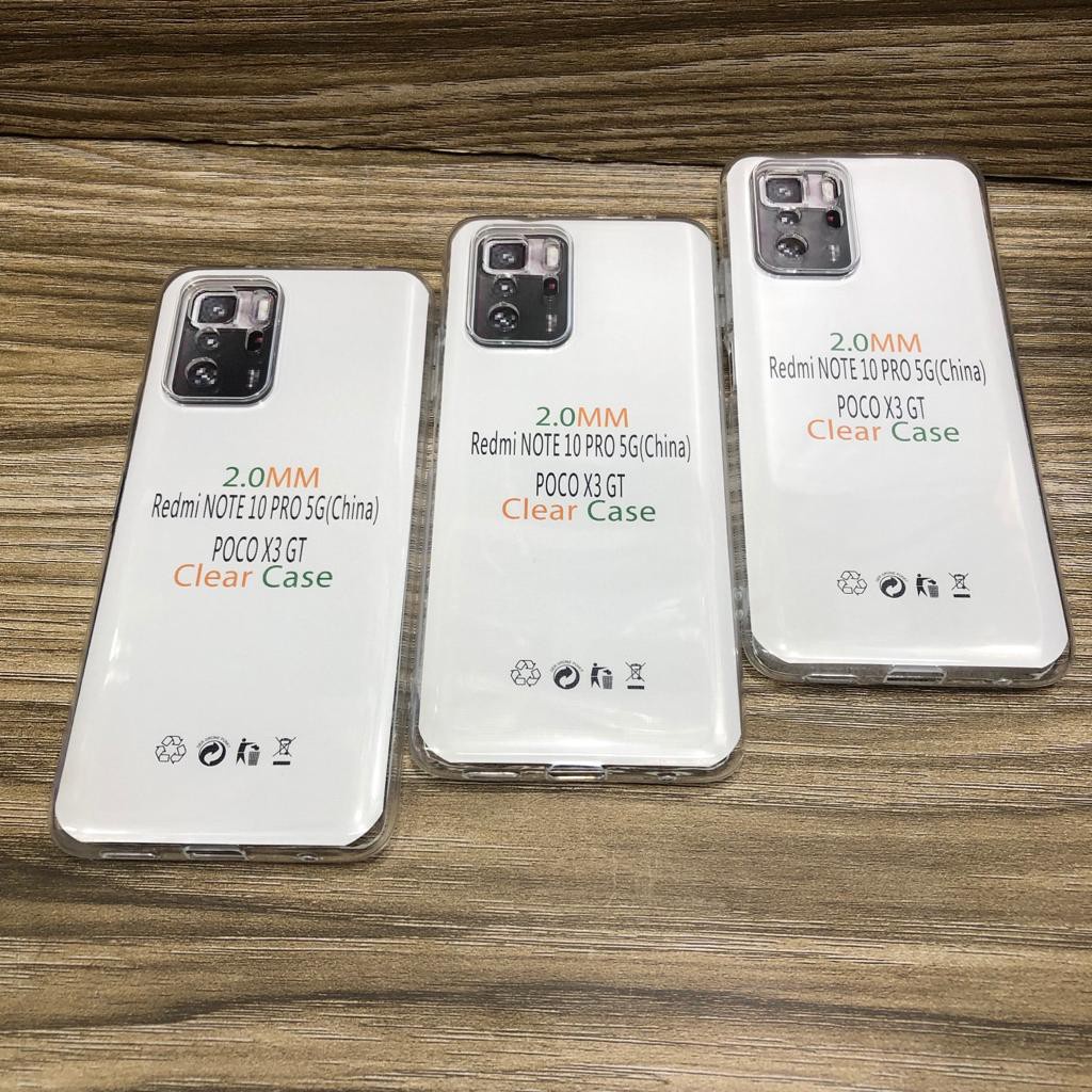 C/C- CASE COVER XIAOMI POCO F3, POCO X3 NFC/POCO X3 PRO/POCO X3, POCO M3, POCO X3 GT, REDMI 9T SOFTCASE BENING TEBAL 2.00MM CLEAR CASE TRANSPARANT JELLY CASE (by TA)