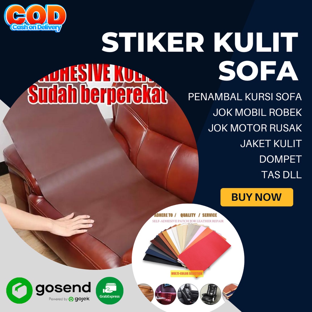 Stiker Sofa Bahan Kulit Sticker Leather Kulit Stiker Import Untuk Sofa Stiker Sofa Kulit Serbaguna