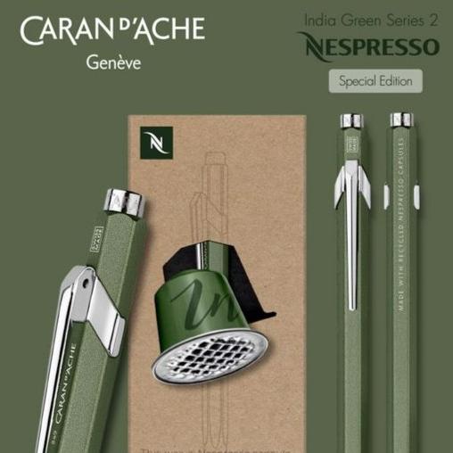 

CARAN DACHE 849 Nespresso 2 Ballpen #Pulpen Parker Lamy Kopi Coffee