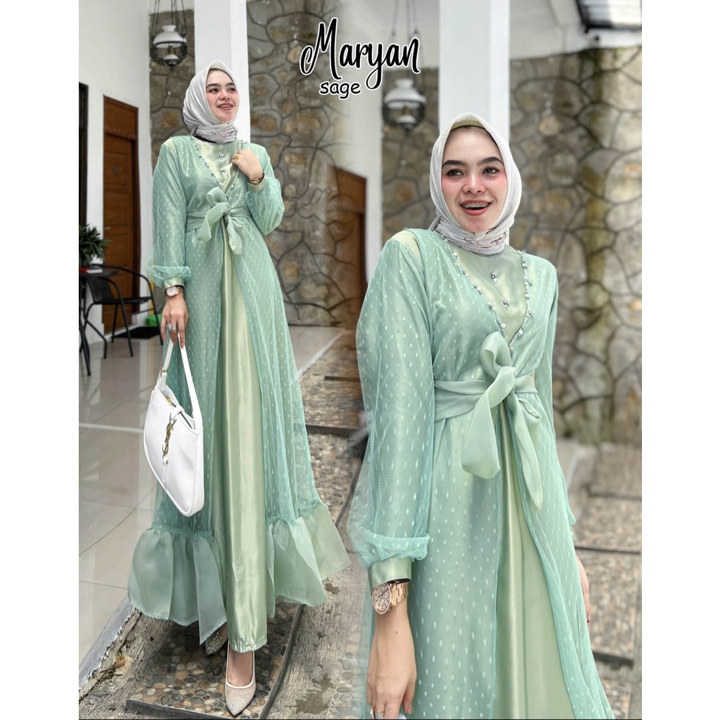 GAMIS PESTA KONDANGAN MARYAN DRESS NIKAHAN LAMARAN TUNANGAN