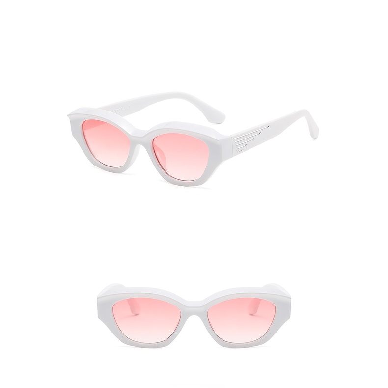 Cat Eye Irregular Sunglasses Star Same Style Sunglasses Tabir Surya Anti-UV Sunglasses