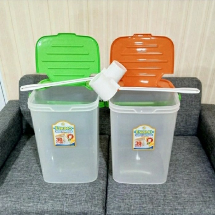 TOPLES PLASTIK ES BUAH AQUARIUM 30 LITER ESKIMO TABHITA
