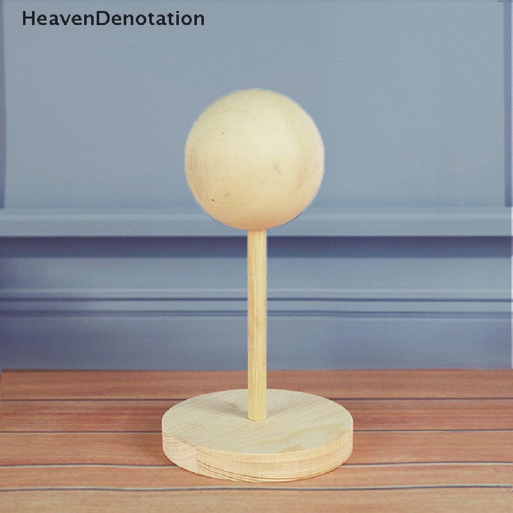 [HeavenDenotation] Boneka Wig Kayu Stand Untuk Boneka Wig Rambut Boneka Display Holder Kayu Stand Rack HDV