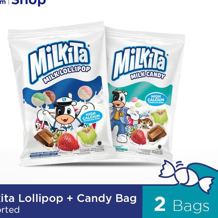 

☎ Milkita Lollipop dan Candy Bag Assorted Premium ◌