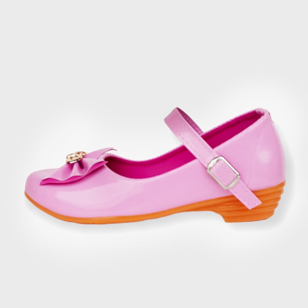 Sepatu Flat Shoes Anak Perempuan Slip On Empuk Motif Pita