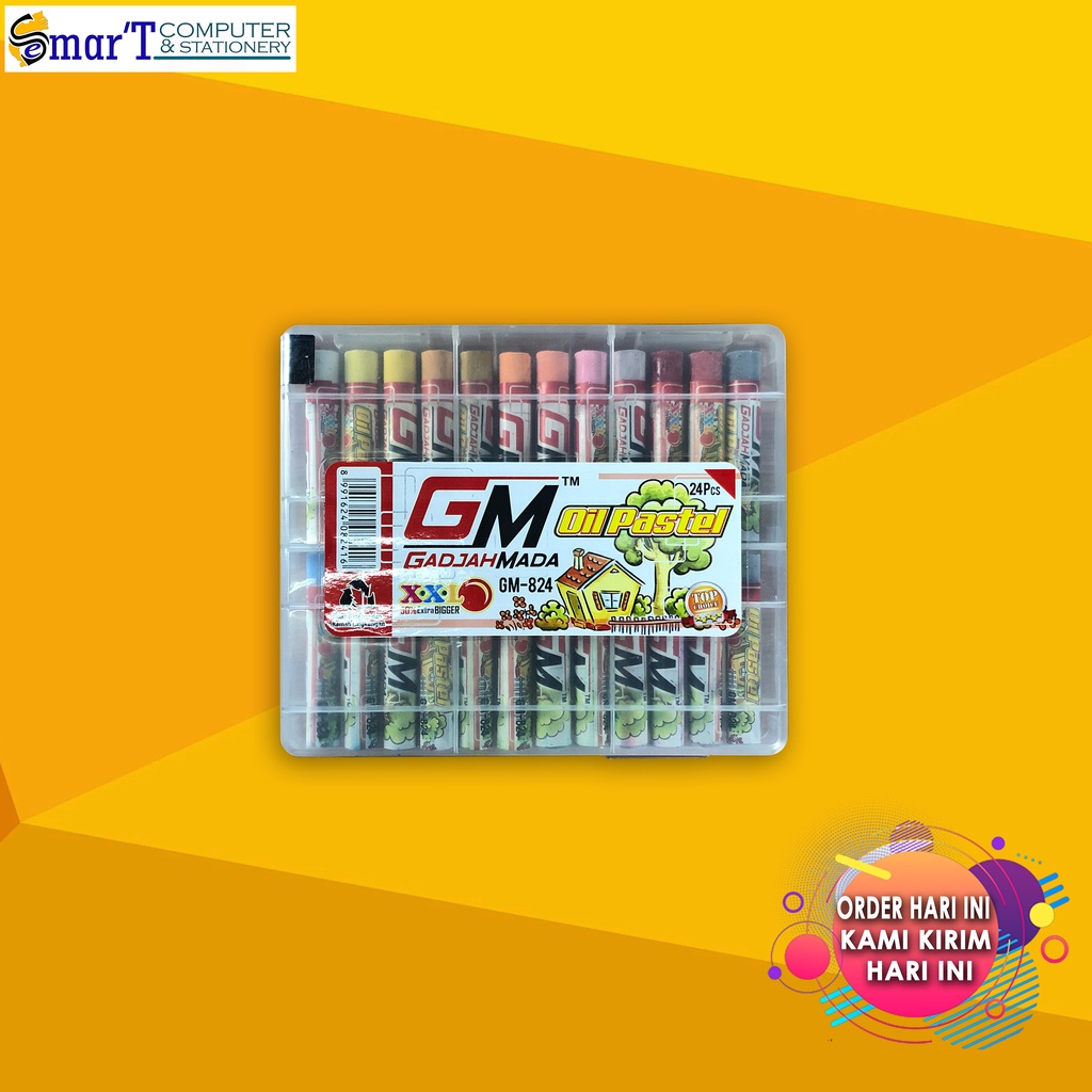 

CRAYON / KRAYON 12 WARNA OIL PASTEL GADJAH MADA