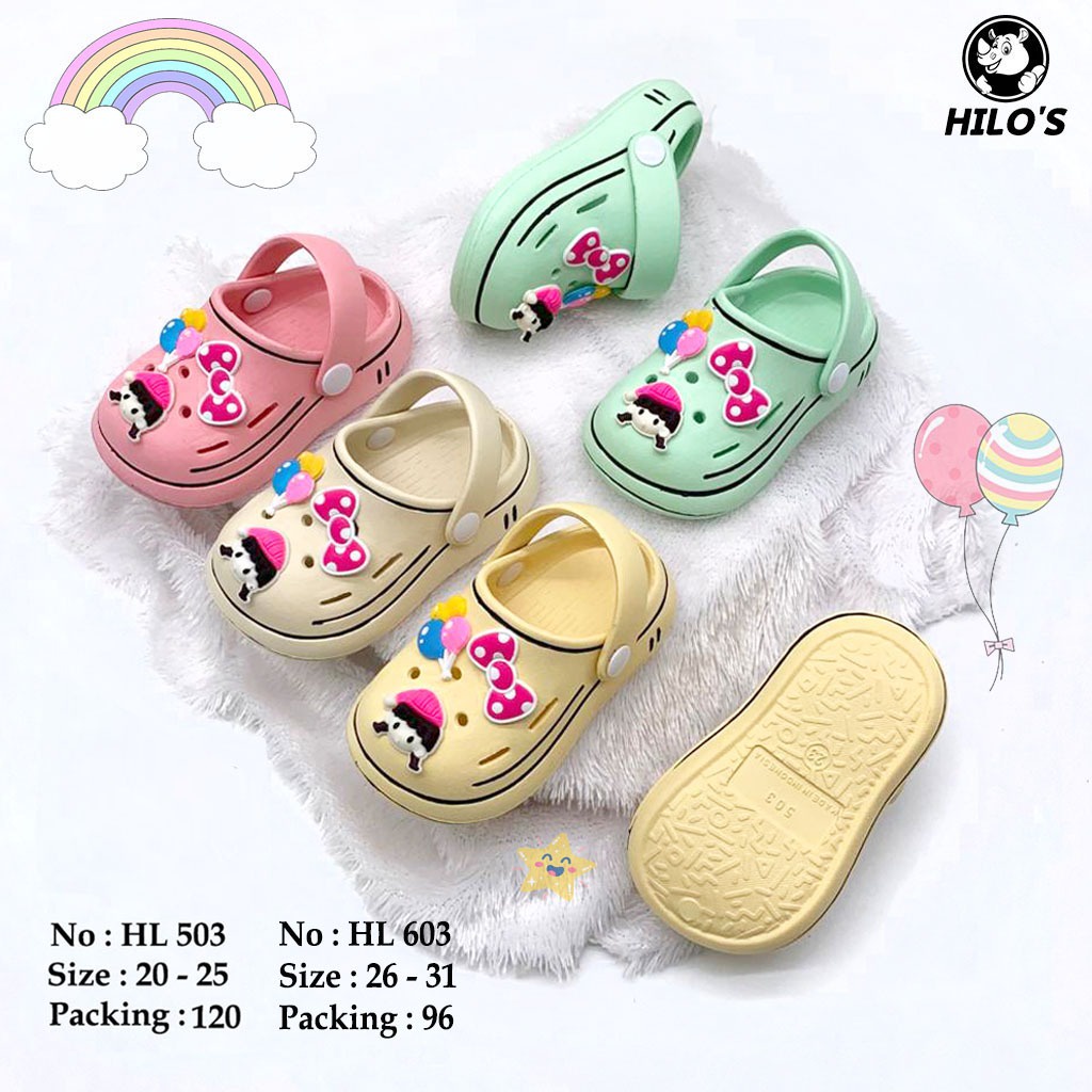 Sandal Selop Anak Perempuan Sandal Baim Berkarakter Lucu Terbaru Kekinian Uk.20-31