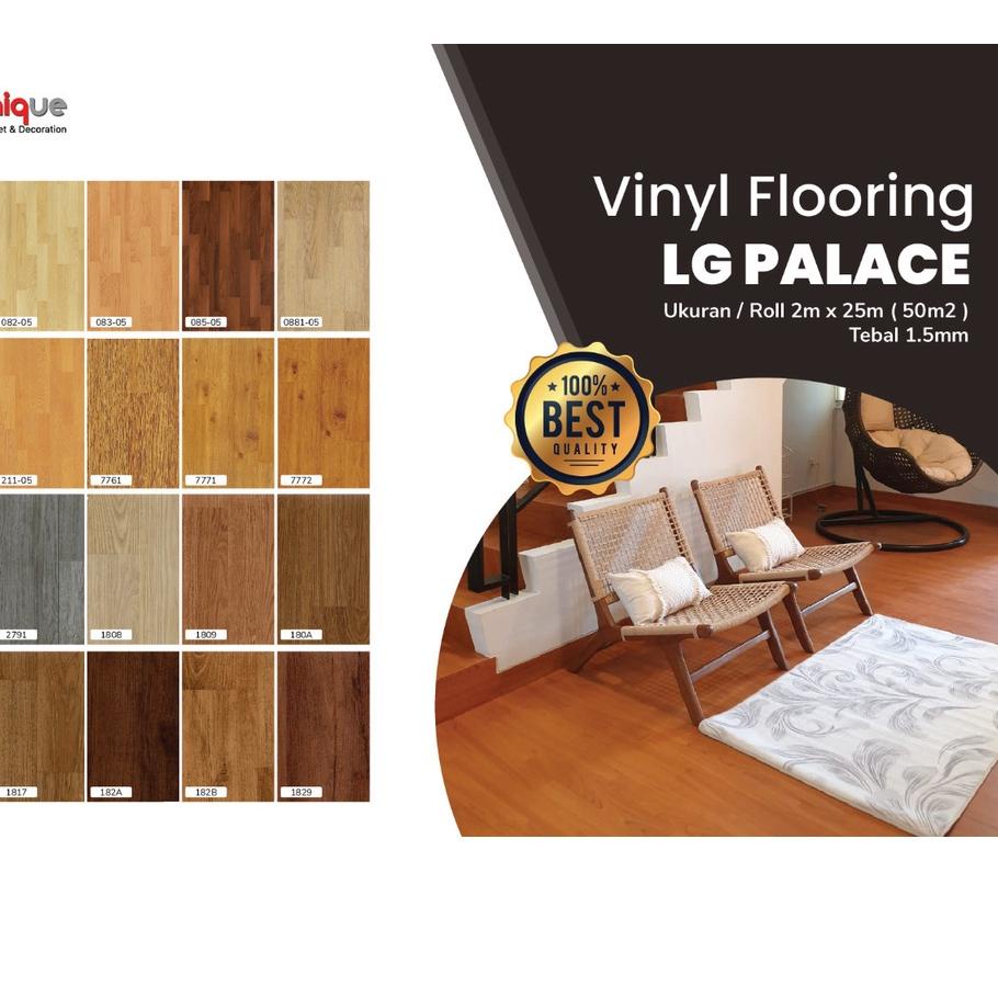 ☏ Karpet Vinyl LG Palace / Karpet Lantai Vinyl Motif Kayu ♬