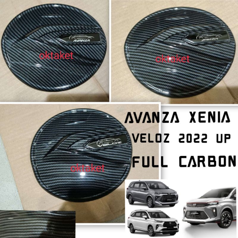 tank cover Avanza Xenia Veloz 2021 2022 2023 Full Carbon