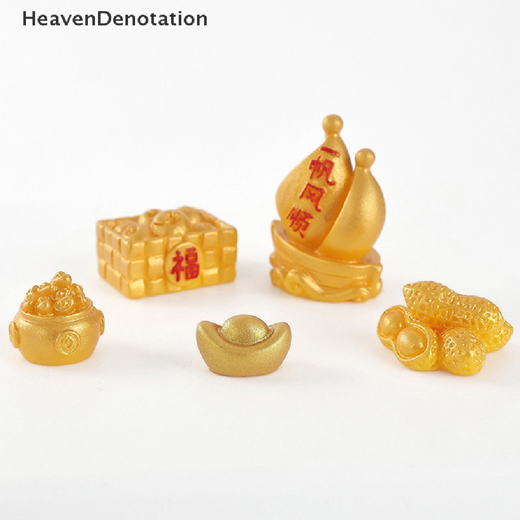 [HeavenDenotation] 2023 New Year's New Year micro landscape resin small ornaments gold tree HDV