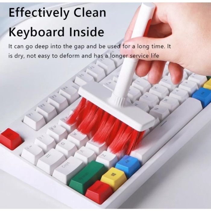 Keyboard Cleaning Brush 5 in 1 Sikat Pembersih Keyboard Earphone 2B