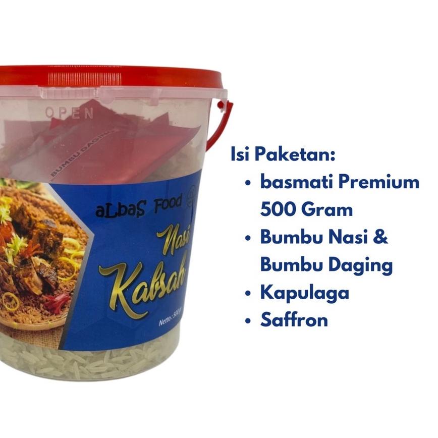 

☊ Beras Basmati dan Bumbu aLBaS Untuk Nasi Mandi, Kebuli, Briyani Masakan Khas Timur Tengah Untuk 7 Porsi ←