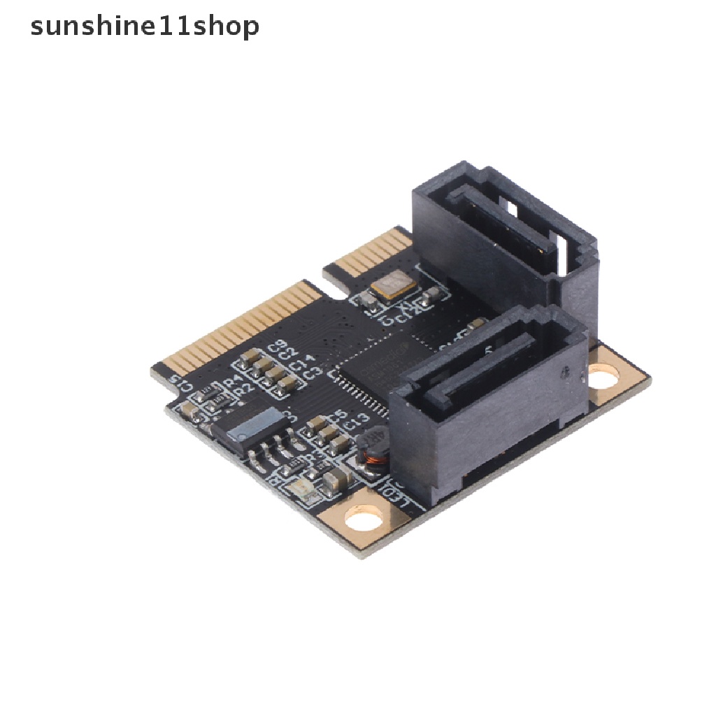 Sho ASM1061 Kartu Ekspanding Mini PCIE to SATA3.0 adapter Converter Controller N