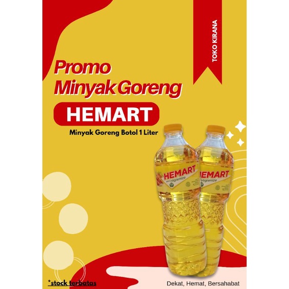 

Hemart botol 1Liter