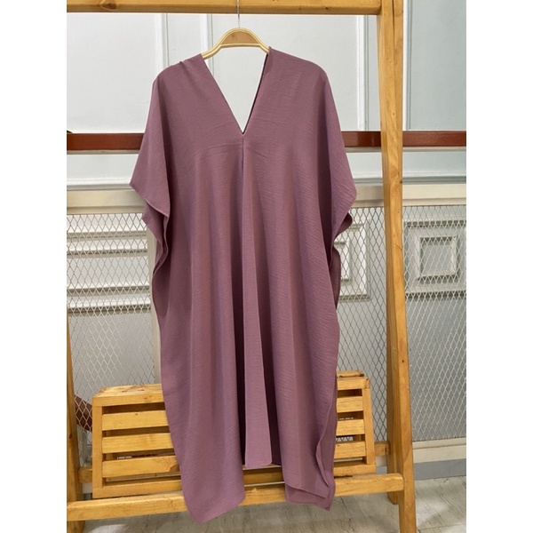 1 KG Muat 3 PCS / COMBO HEMAT  Nagita Long Square CRINKLE + Legging SPANDEX PREMIUM-MAUVE + LEGGING