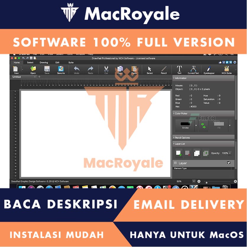 [MacOS] NCH DrawPad Pro Full Version Lifetime Full Garansi
