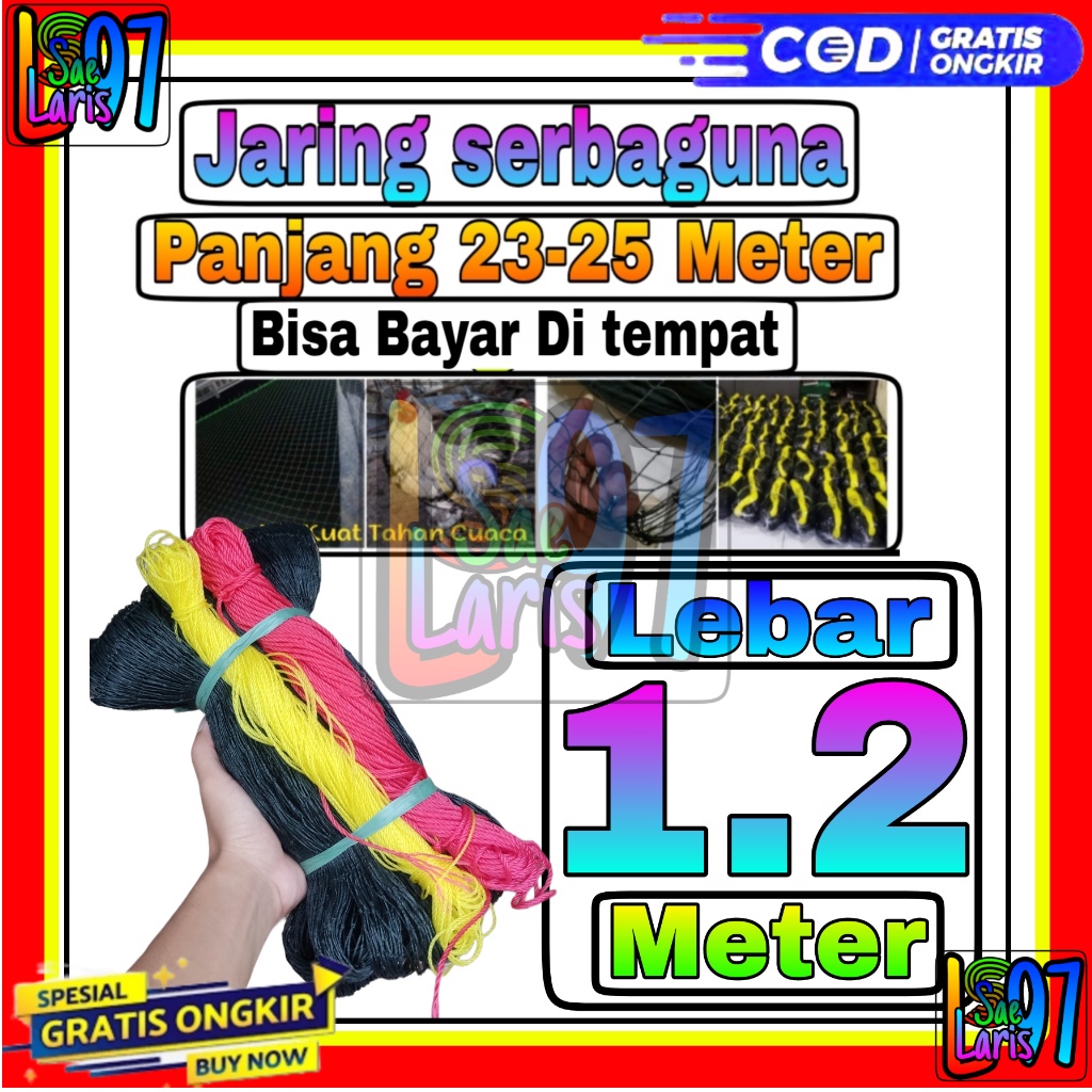 Jaring Ayam 1,2 Meter Jaring Pagar Ayam Kandang jaring tanaman jaring kandang hewan jaring serbaguna
