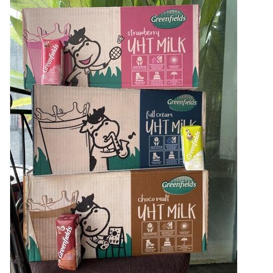 

✬ Greenfields Susu UHT Mini 125 ml Full Cream / Strawberry / Chocolate Greenfield Surabaya ♚