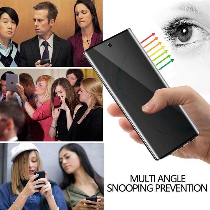Untuk Samsung Galaxy S23 Anti-spy Anti-peep Temepered Kaca Film 3D Melengkung Penuh Cover Privasi Pelindung Layar Penuh Privasi Perlindungan Pelindung Layar