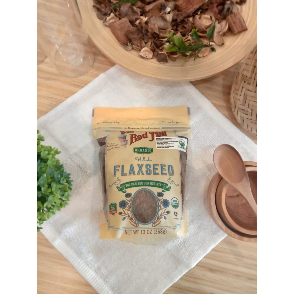 

Bob's Red Mill Organik Whole Flaxseeds 368gr