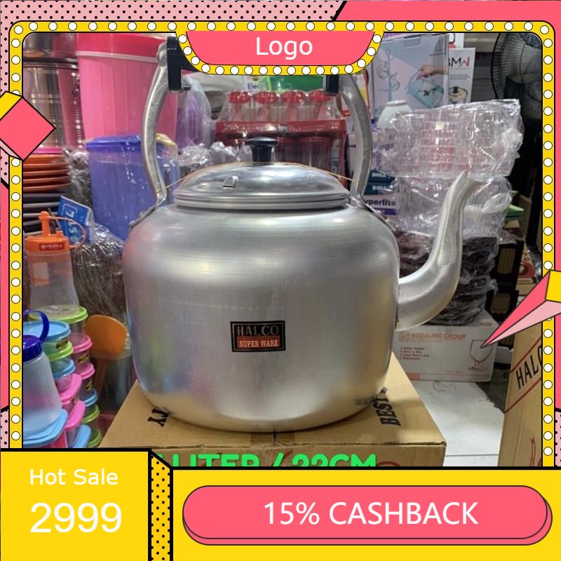 TEKO HALCO 22CM/ CERET HALCO BESAR/ TEKO HALCO 6 LITER/ TEKO ALUMUNIUM BESAR/ TEKO AIR