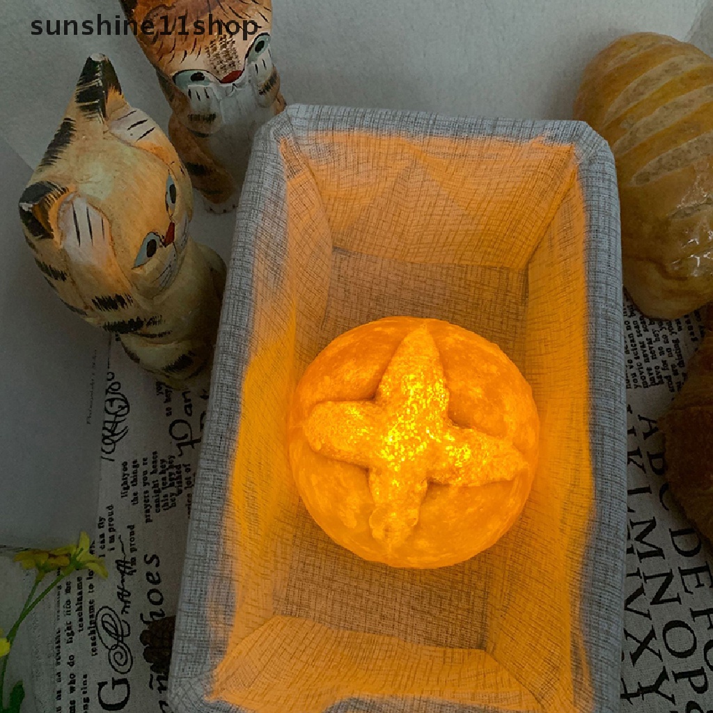 Sho Lampu Roti LED Untuk Dekorasi Lampu Malam Rumah Toko Kue Croissant Handmade N