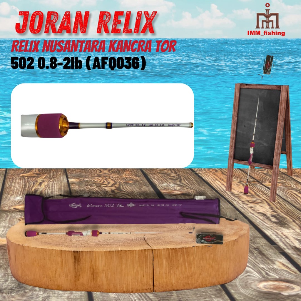 JORAN RELIX NUSANTARA KANCRA TOR | Fishing Rod | Tongkat Pancing | Ultra Light | UL
