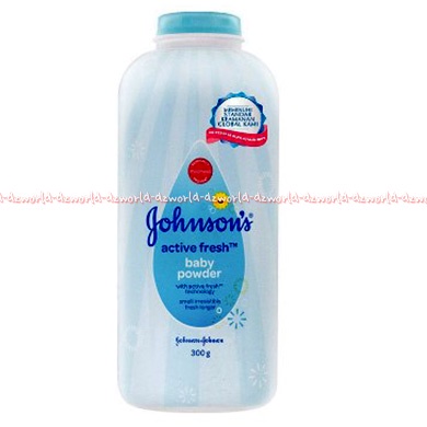 Johnson's Active Fresh 300gr Baby Powder Bedak Bayi Tabur Smell Invisible Jhonsons Jhonson Jonshon Aktif