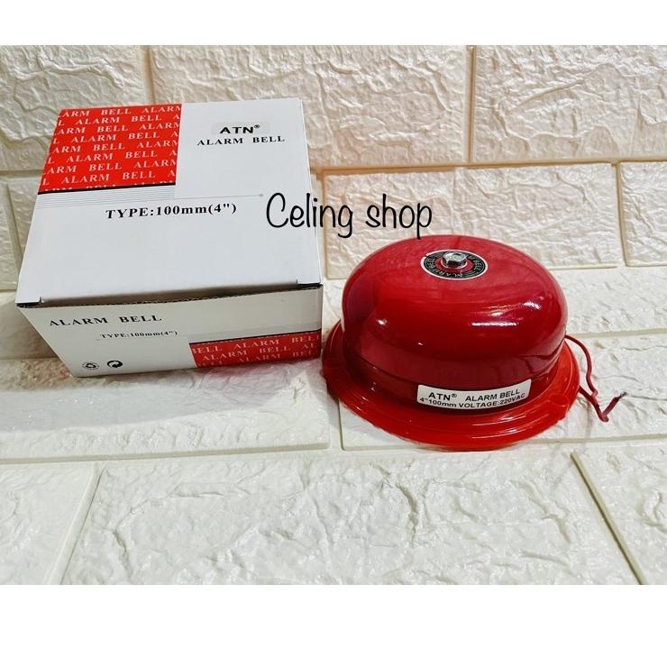 Promo Round bell bel KRING BESAR listrik sekolah pabrik fire alarm 4” 3" 75mm 100mm ATN