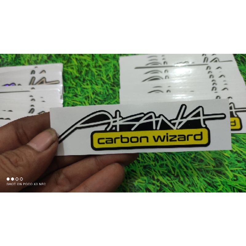 stiker akana karbon stiker motor