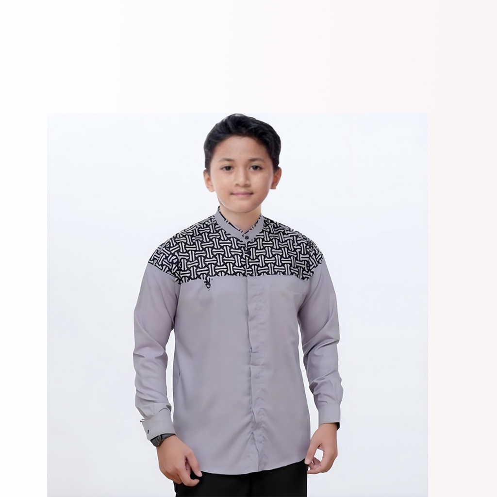 baju koko falcon anak panjang