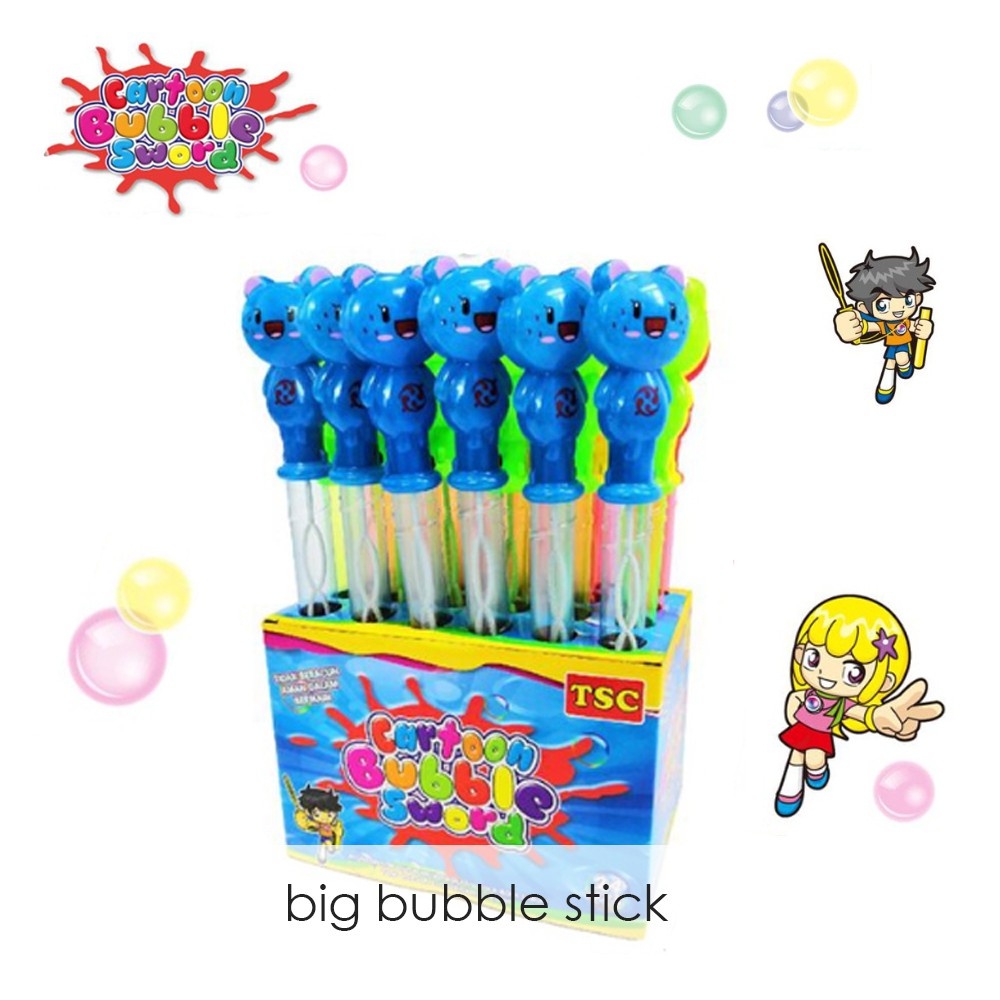 MAINAN BUBBLE/ BUBBLE SABUN STICK/ GELEMBUNG TIUP BALON 4 KARAKTER KUALITAS SUPER 4.9 1RB Penilaian 10