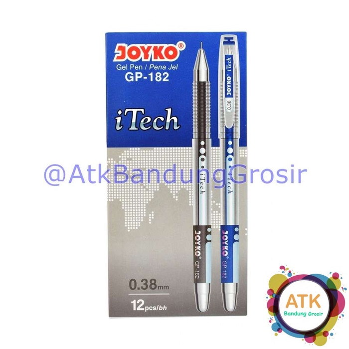 

Open DS] Gel pen Pulpen joyko I-Tech GP-182 Box 12 pcs Grosir Pulpen Gel Murah