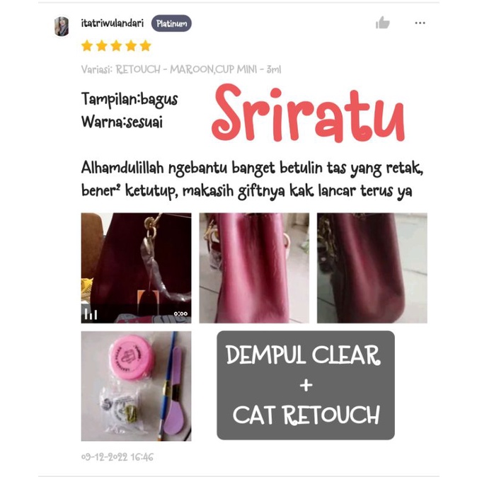 DEMPUL KULIT LEATHER FILLER-PENAMBAL KULIT RETAK DEMPUL REPARASI TAS SEPATU DOMPET KULIT &amp; SINTETIS