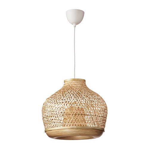 MISTERHULT Lampu gantung, bambu buatan tangan, 45 cm