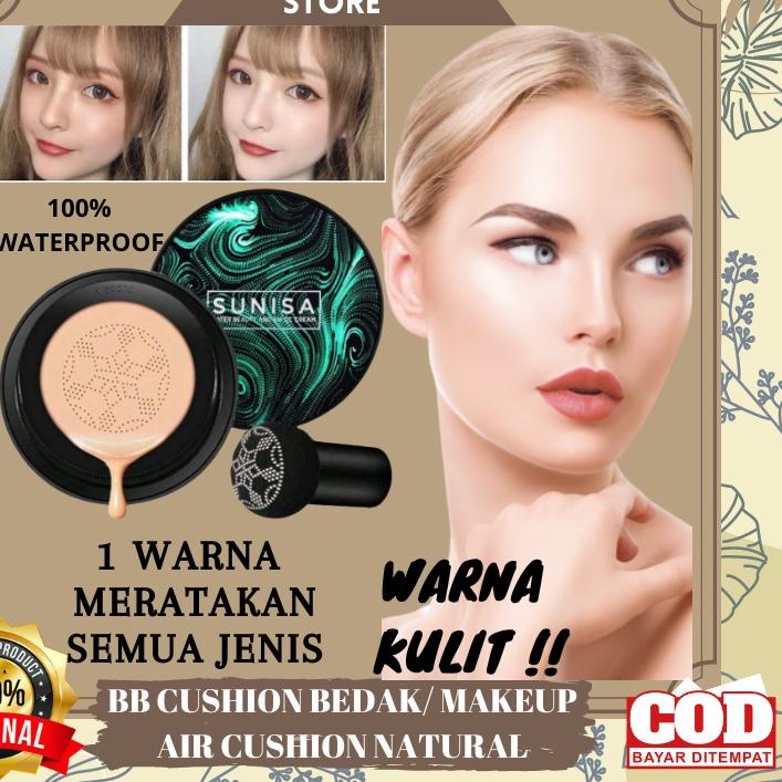✩ Bedak Glowing Tahan Lama Anti Air - Bedak Cushion Original Tahan Lama ➾