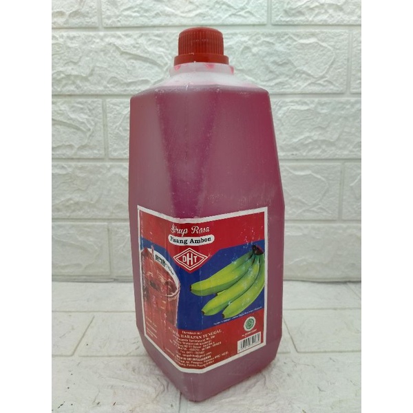 

sirup DHT pisang ambon asli 100%Makassar isi 2 liter 1 pcs