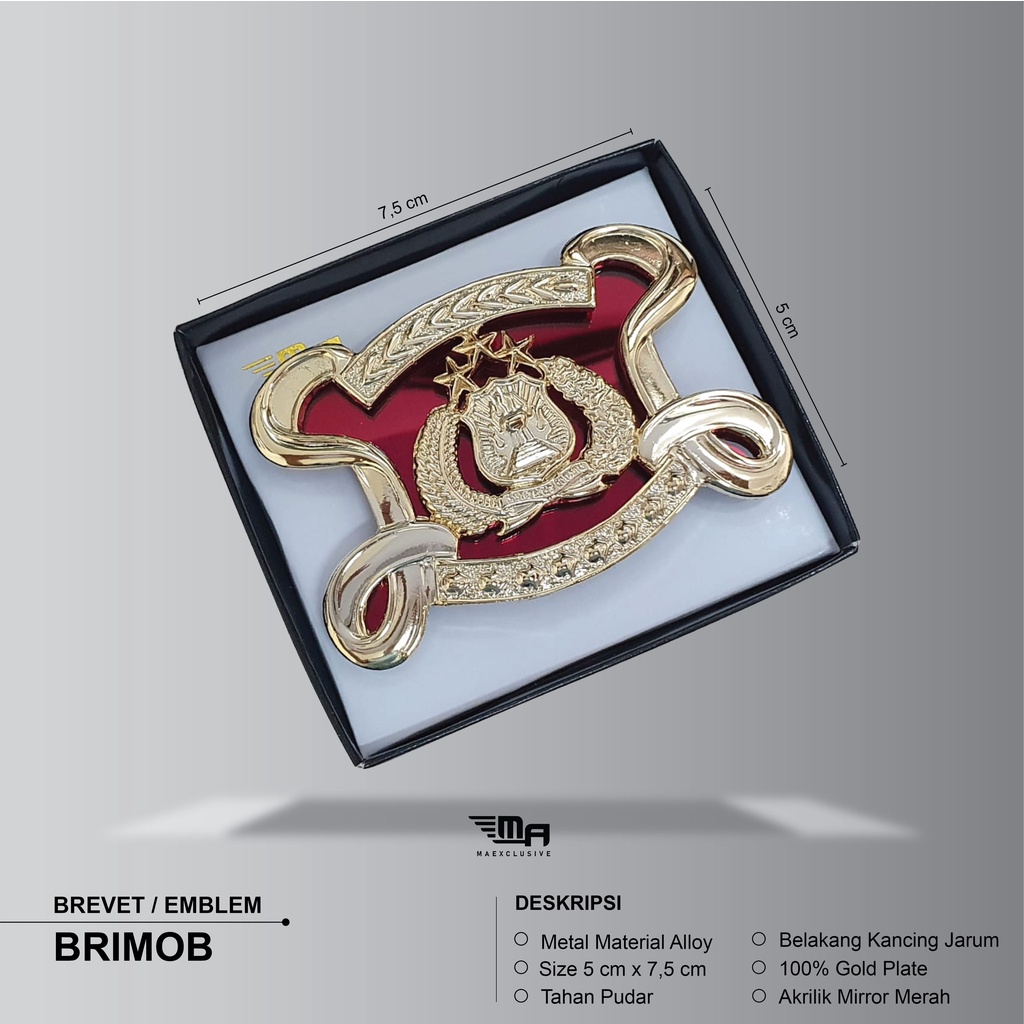 EMBLEM BARET BRIMOB BRIVET BREVET BRIMOB