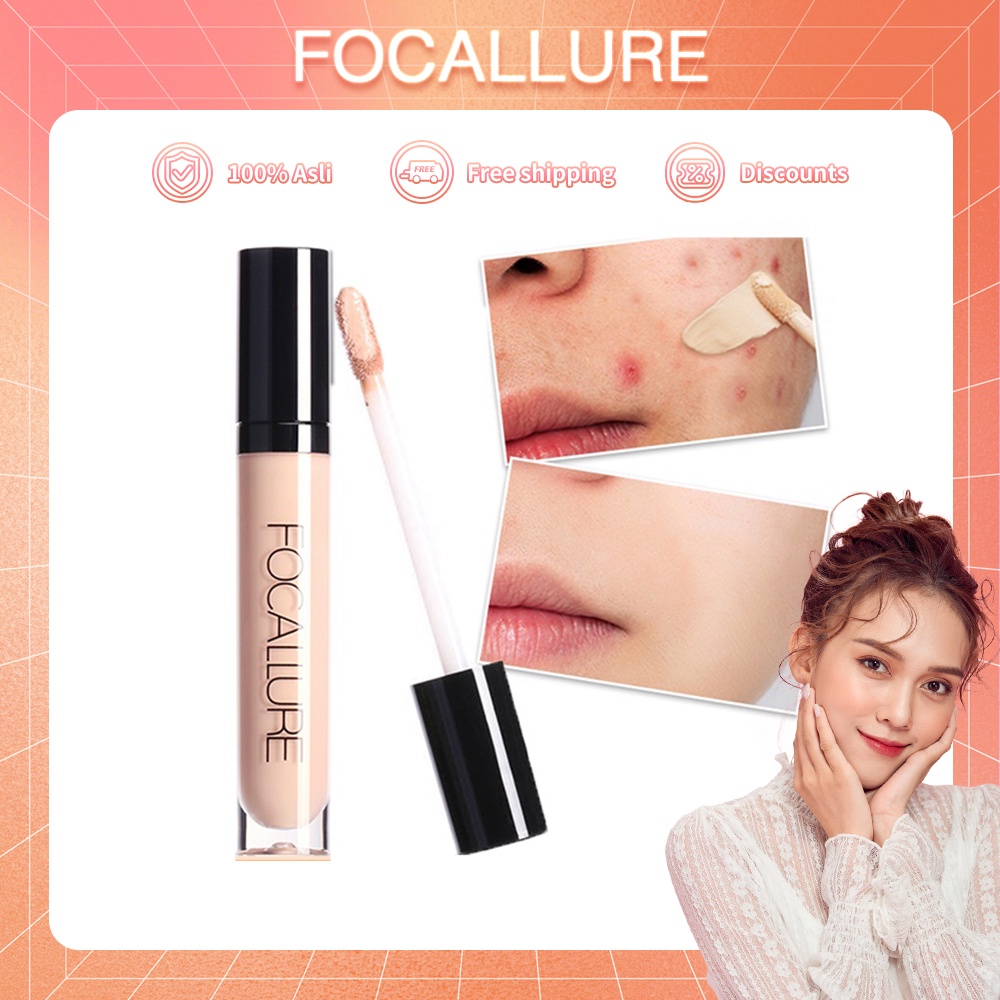 FOCALLURE Full Coverage Concealer Liquid Concealer Untuk Wajah FA52