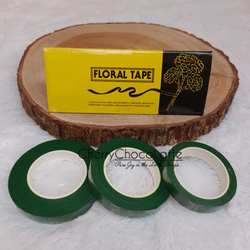

[ 1 Roll ] Floral Tape 10 Yrds. 20 Yrds. 30 Yrds / Solatip Bunga / Solatip Tangkai Bunga