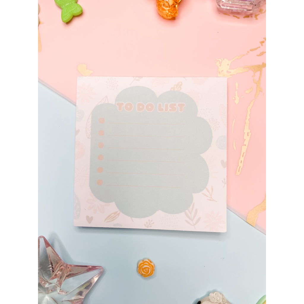 【GOGOMART】Kertas Memo Memopad Memo Notepad / Memo Catatan Bukan Sticky Notes Tempel - MM023 MM024