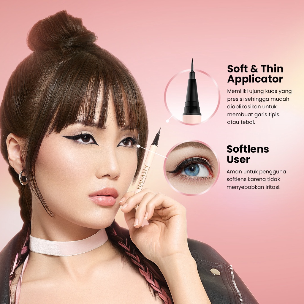 HANASUI EYETRACTIVE LINER PEN - BPOM - EYELINER HANASUI MURAH