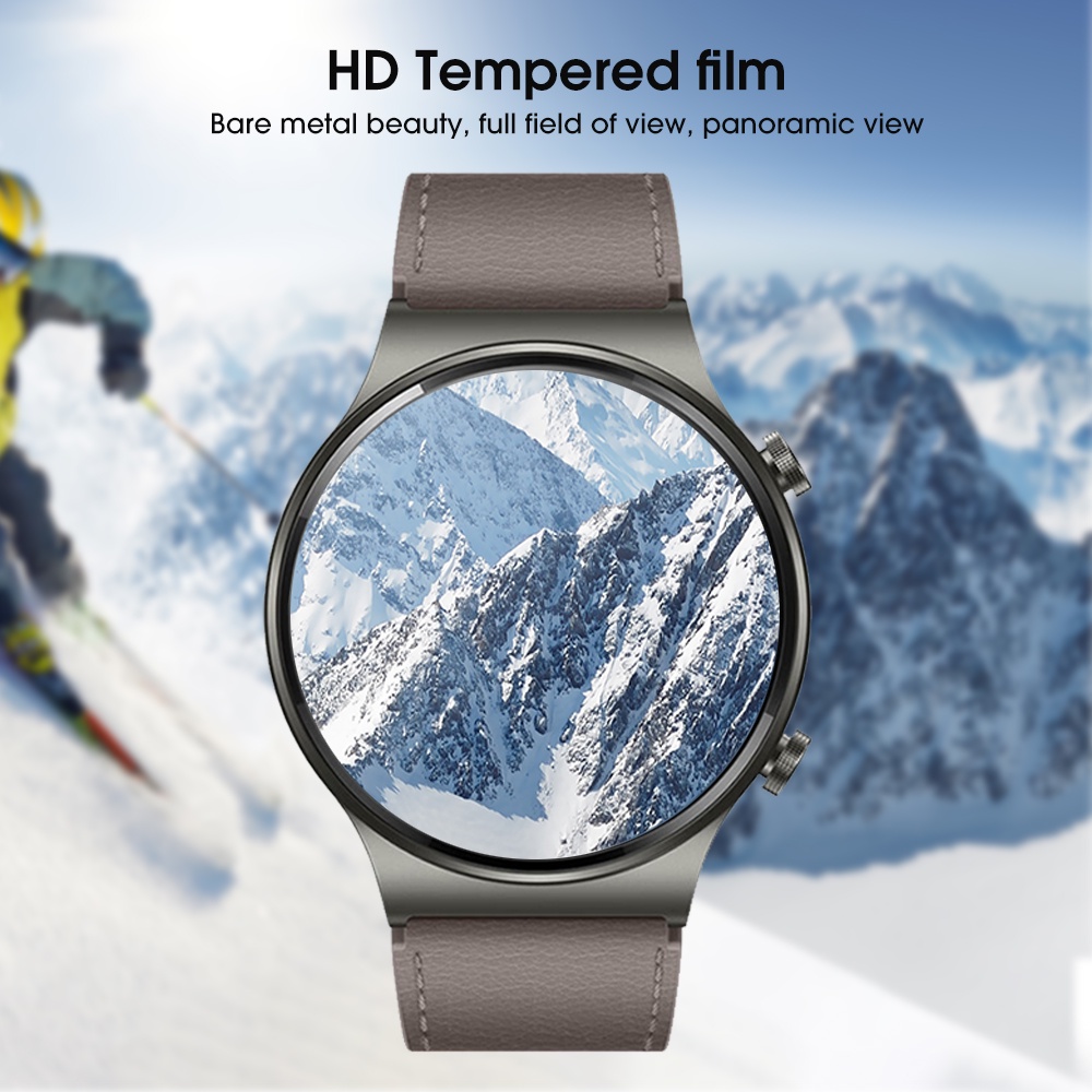 1pc Film Hidrogel Lembut Melengkung Penuh, Untuk Pelindung Tunas Jam Huawei, SmartWatch HD Film Anti Gores TPU Fleksibel Bening