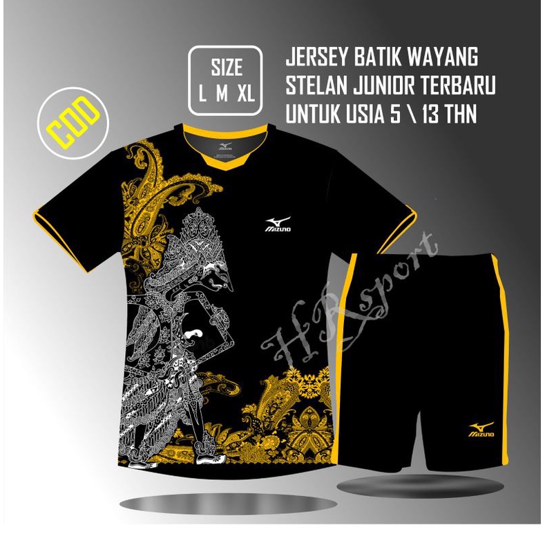 JERSEY SABLON NAMA NOMOR PUNGGUNG TIMSET BAJU KOAS SEPAK BOLA STELAN ANAK-ANAK UNTUK USIA 5/14THN GRATIS BIKIN NAMA DAN NOMOR PUNGGUNG BATIK WAYANG