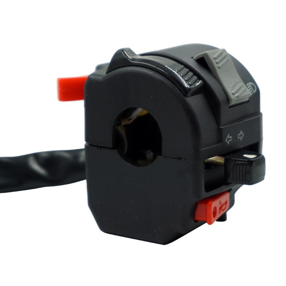 POPULAR Saklar Kombinasi Motor Stang Universal Bermanfaat Refit Saklar Indikator Lampu Indikator ON/OFF