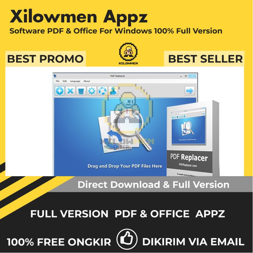 [Full Version]  PDF Replacer Pro PDF Office Lifetime Win OS