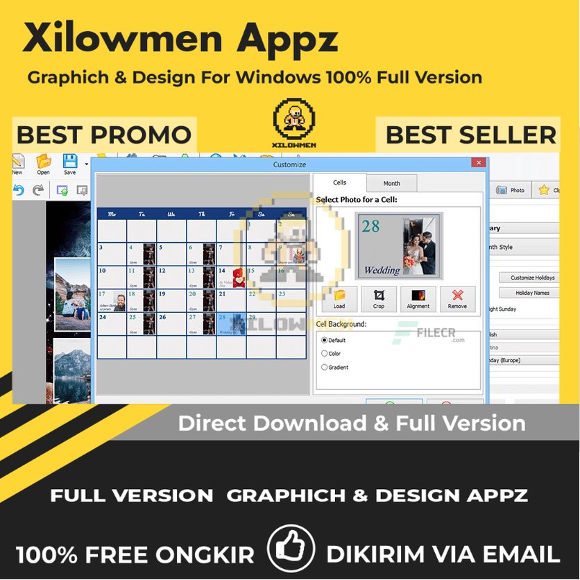 [Full Version] AMS Software Photo Calendar Creator Pro Design Graphics Lifetime Win OS